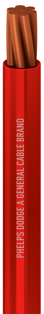 CABLE THHN CAL 12AWG ROJO CAJA PHELPS DODGE