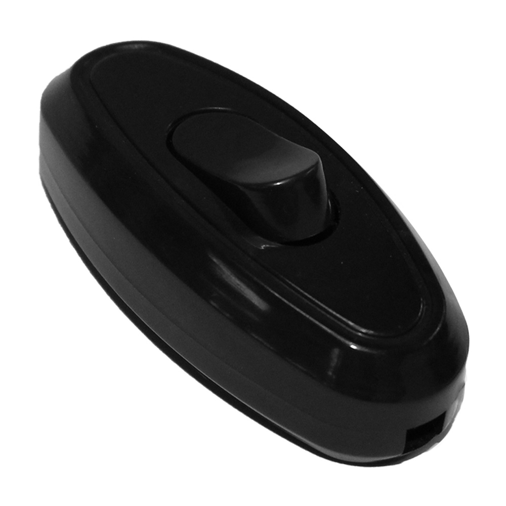 APAGADOR DE PASO 1P 6A 250V COLOR NEGRO 182BK