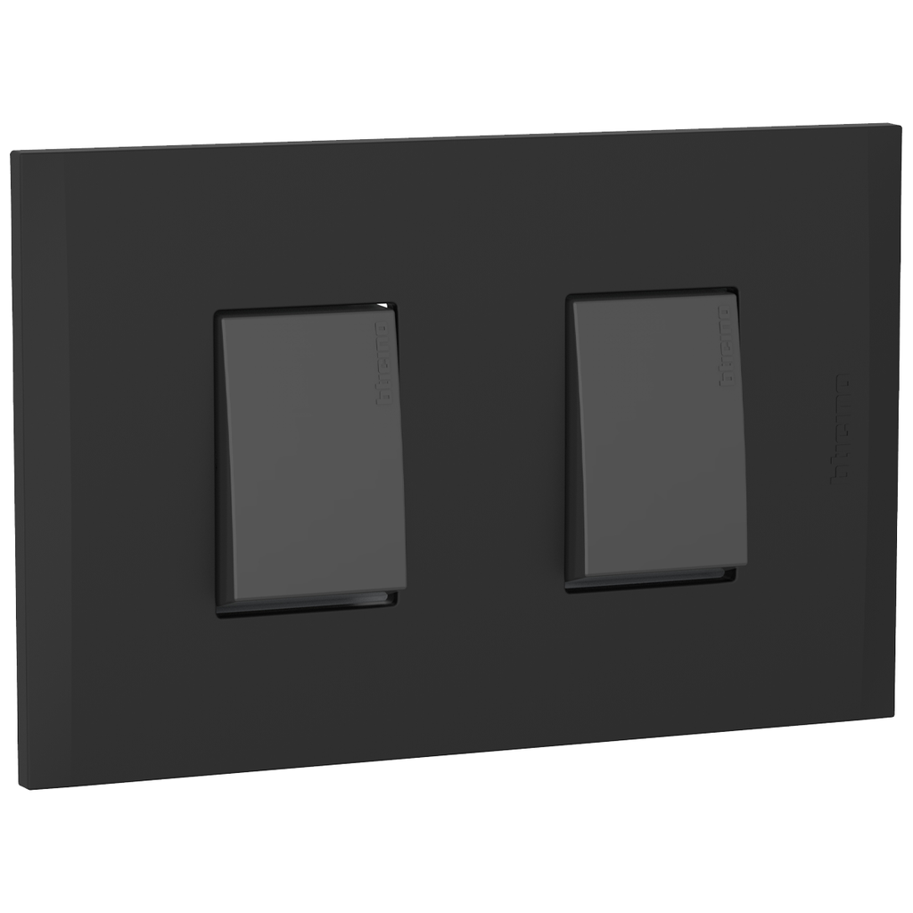 APAGADOR DOBLE 3V 15A 125V NEGRO NOBILE AF2201EANG