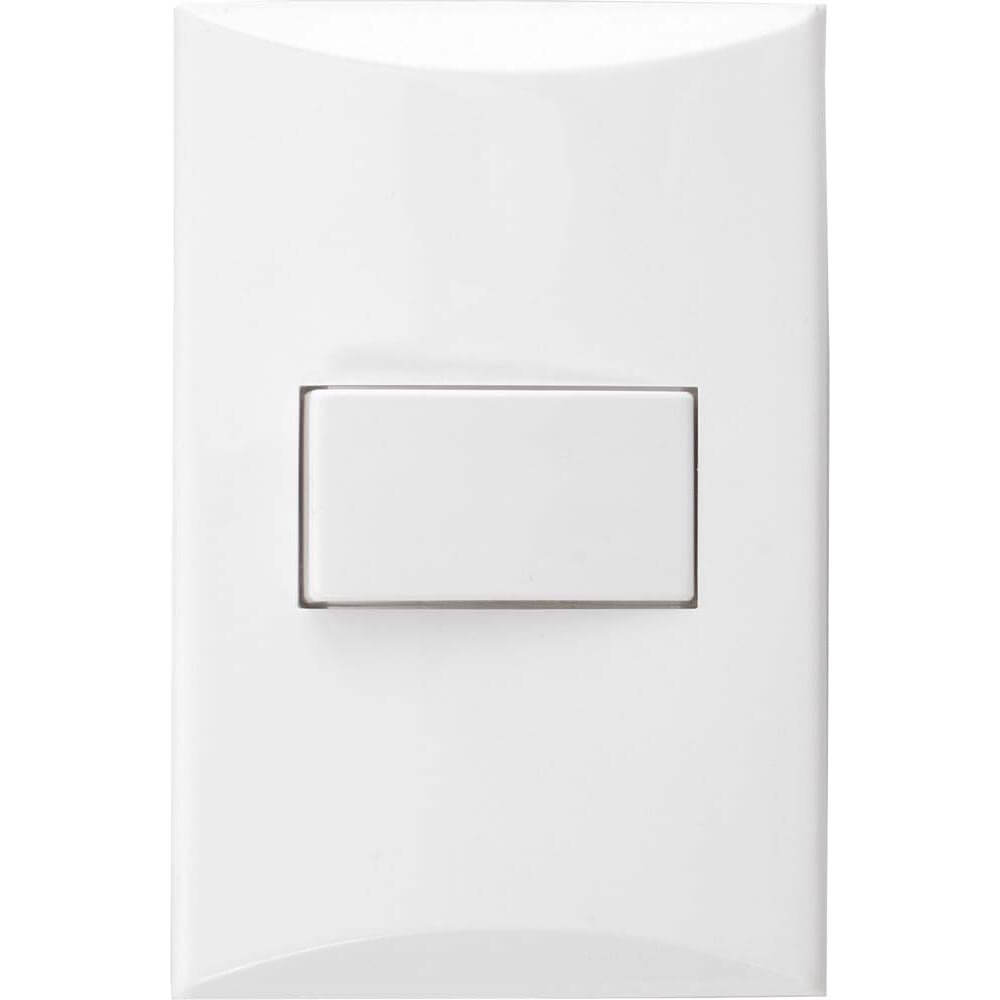 APAGADOR SENCILLO 3V 15A 125V BLANCO PLATA 1001-W