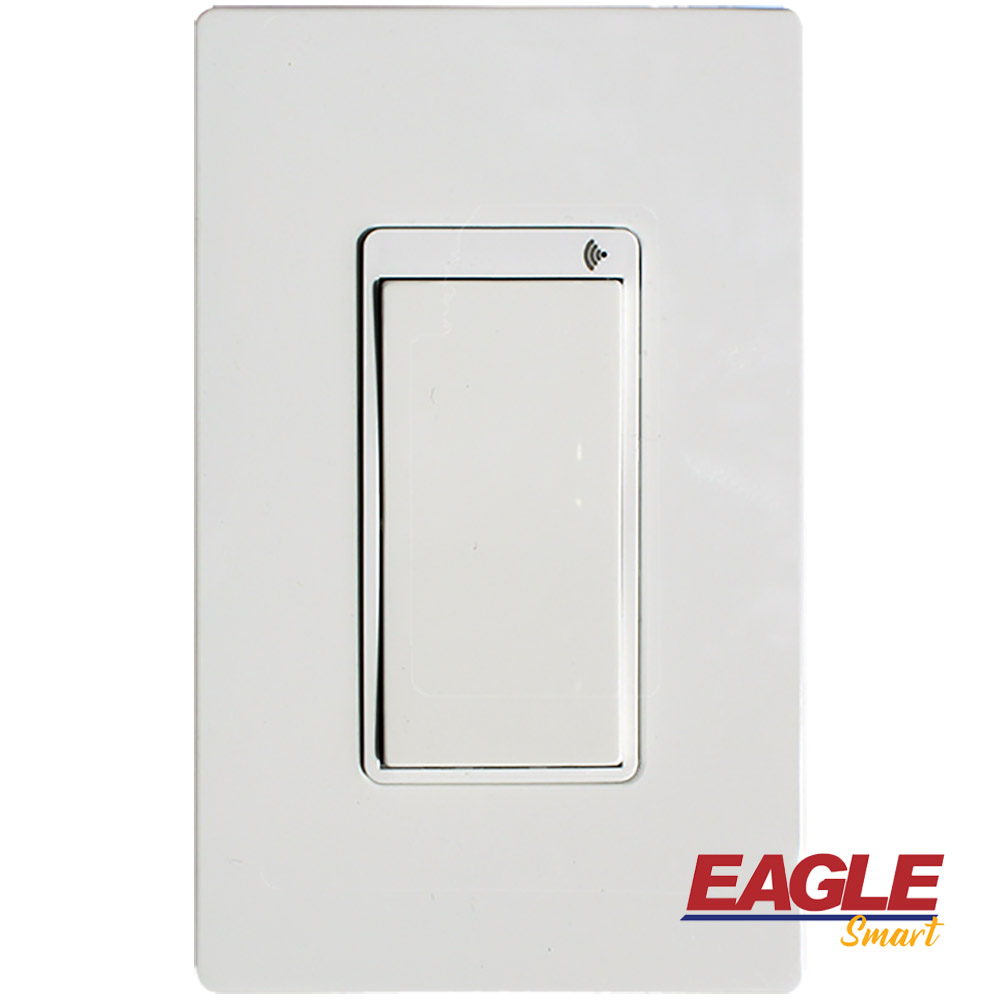 APAGADOR SENCILLO DECOR SMART WIFI 15A 120V BLANCO WF15S 3-W