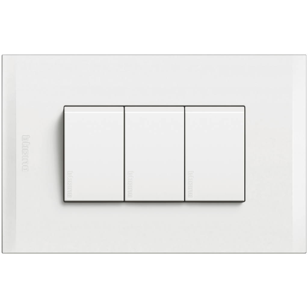 APAGADOR TRIPLE 3V 15A 125V BLANCO NOBILE AF2301EBCB