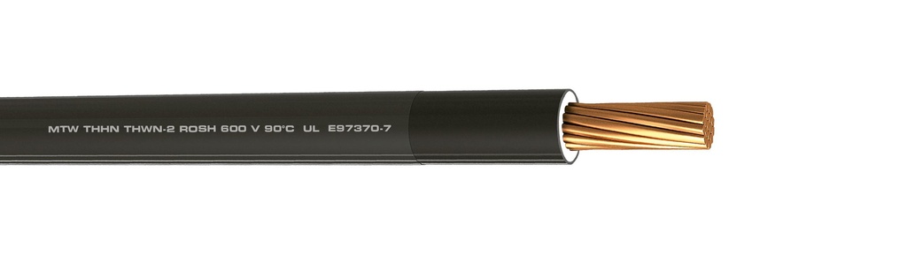CABLE THHN CAL 6AWGNEGRO CARRETE CONDUMEX