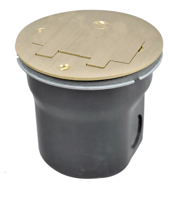 CAJA PISO PVC SERIE 862 C/ TOMA DECORATOR 15A 125V WIREMOLD 862GFI