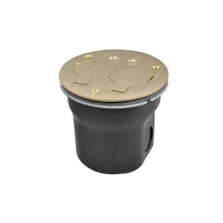 CAJA PISO PVC SERIE 862 C/TOMA DOBLE TR 15A 125V EMPOTR WIREMOLD 862DB