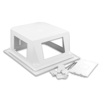 CAJA TV CON 3 SALIDAS P/INSERTO DECORA MARCO PERFIL BAJO 47617-REB