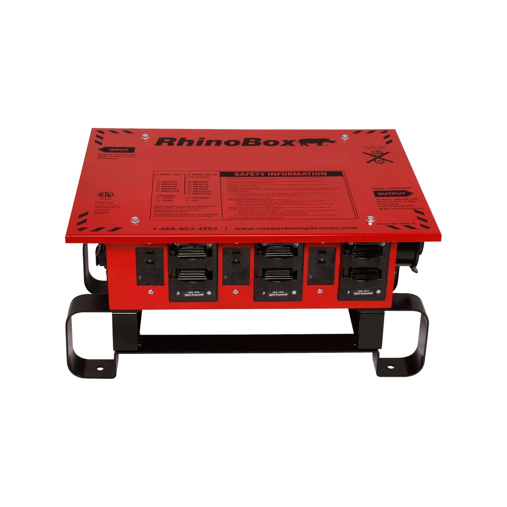 CENTRO DE DISTRIBUCION ENERGIA TEMPORERA 50A 120/240V NEMA 3R RB300A