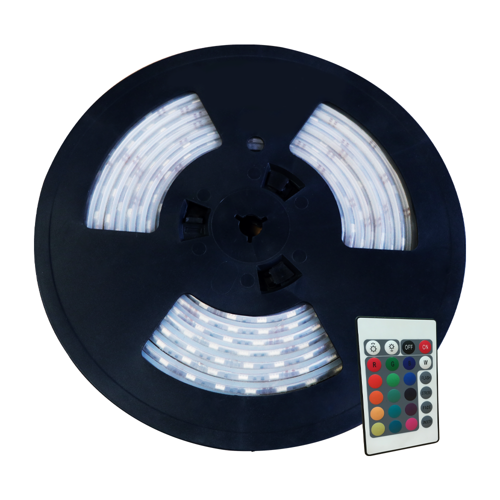 CINTA LED 24W 120-240V RGB C/CONTROL IP54