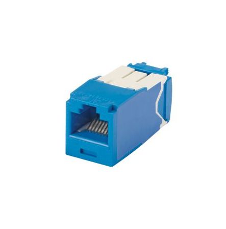 CONECTOR JACK TX6 10GIG PANDUIT CAT 6A AZUL CJ6X88TGBU