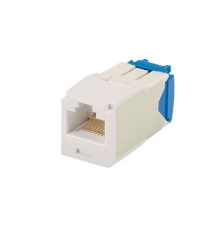 CONECTOR JACK TX6 10GIG PANDUIT CAT 6A BLANCO CJ6X88TGWH