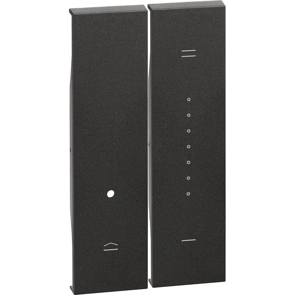CUBIERTA 2 MODULOS PARA DIMMER K4411 K4410 NEGRO LIVING NOW KG19