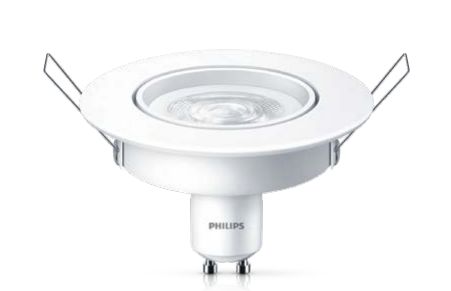 EMPOTRADO LED SPOT REDONDO GU10 90MM 5W 100-240V 350lm 2700K
