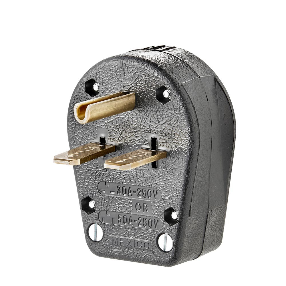 ENCHUFE COMERCIAL ANGULAR 2P 3H 30/50A 250V NEMA 6-30P/6-50P 931-E