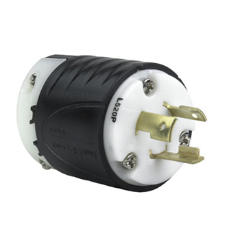 ENCHUFE MEDIA VUELTA 2P 3H 20A 125V NEMA L5-20P L520P