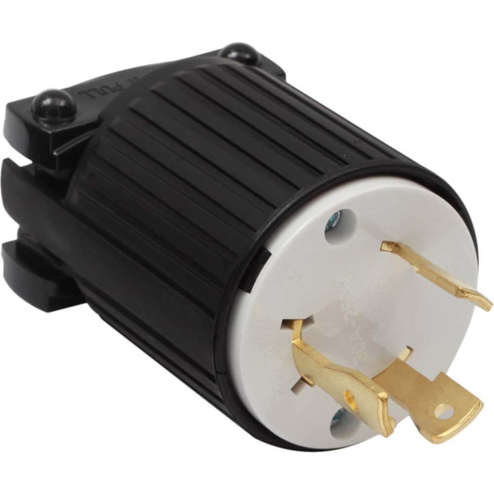 ENCHUFE MEDIA VUELTA 2P 3H 30A 250V NEMA L6-30P L630P