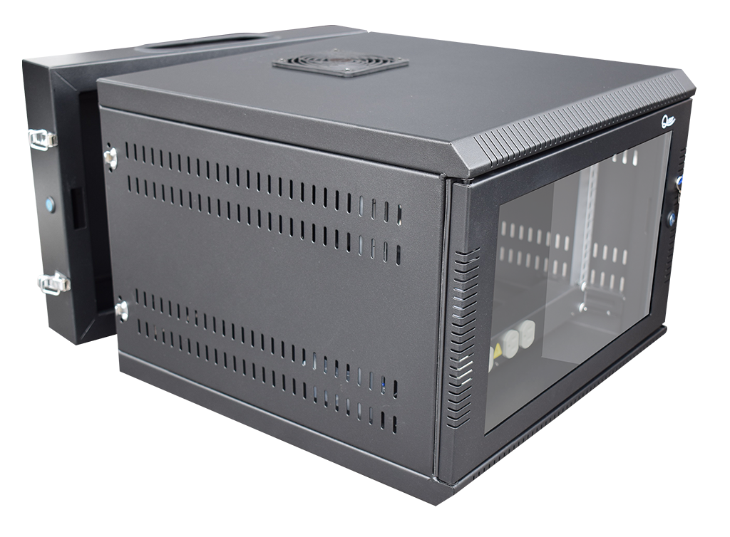 GABINETE PARED 7 UR UL PTA VIDRIO C/VENT 18"HX20.5WX23D QUEST, GW-2054