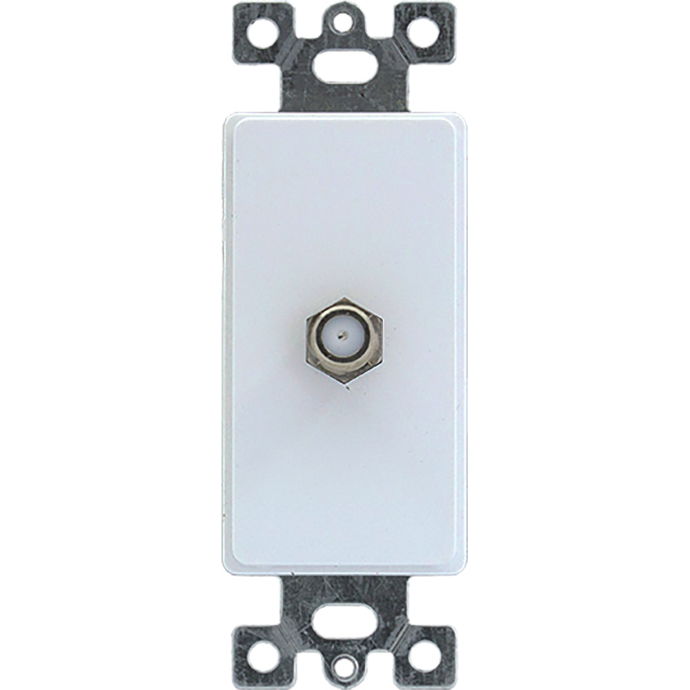 INSERTO DECOR TOMA TV COAXIAL BLANCO 2162-W