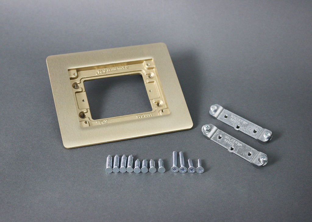 MARCO CAJA PISO 880 OMNIBOX 1 GANG INSERTO CM BRONCE WIREMOLD 817B