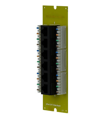 MODULO DATOS RJ45 6 PUERTOS CAT6 MDU P/GABINETE ONQ AC0606