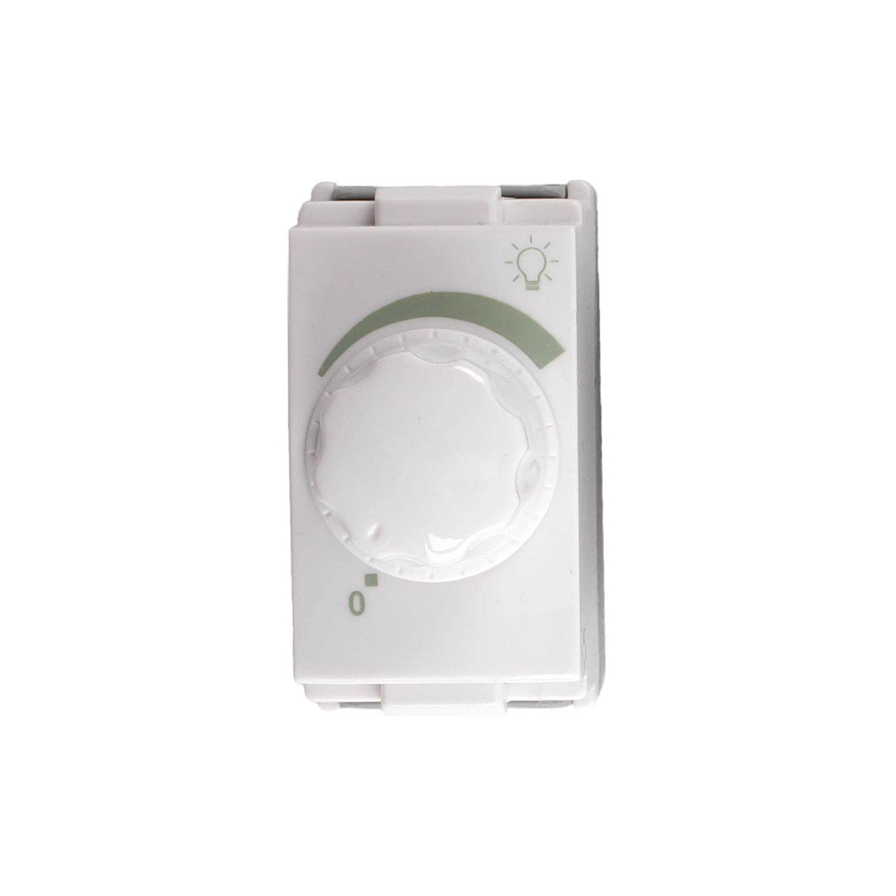 MODULO DIMMER ROTATIVO 1P INCANDESCENTE 400W 120V BLANCO T&J 8030-W
