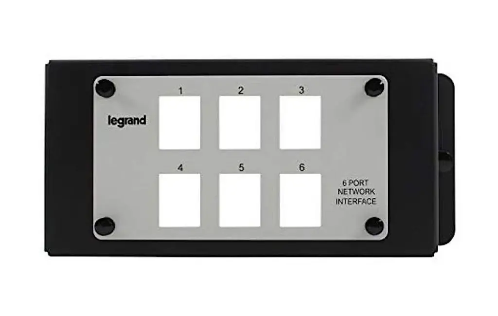 MODULO PATCH PANEL 6 PUERTOS JACK KEYSTONE P/ GABINETE ONQ AC1001