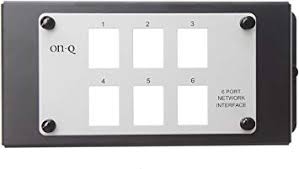 MODULO PATCH PANEL 6 PUERTOS JACK KEYSTONE P/ GABINETE ONQ AC1001