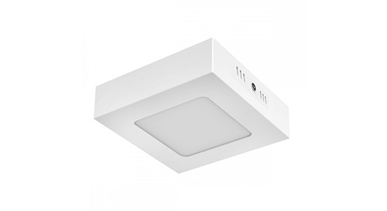 PANEL LED PARCHE CUADRADO 5" 6W 100-240V 320lm 3000K 6PTLLEDC30MVB