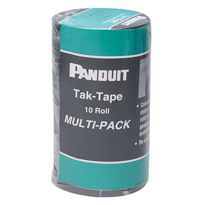 PAQUETE 10 ROLLOS DE VELCRO CONTINUO NEGRO DE 35 PIES TTR-35RX0