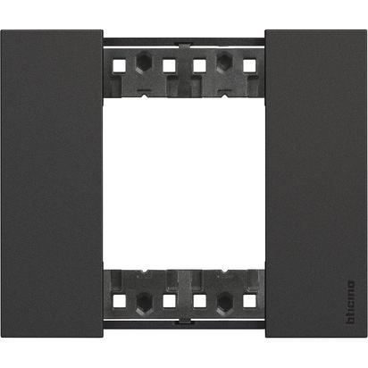 PLACA 2 MODULOS NEGRO LIVING NOW KA4802KG