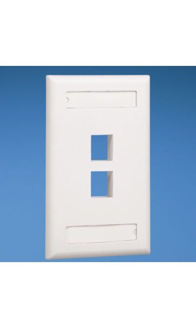 PLACA 2 MODULOS VERTICAL EJECUTIVA MARFIL NET KEY (KEYSTONE) NK2FIWY