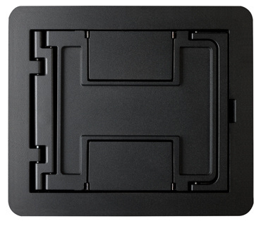 PLACA CAJA PISO RFBA C/MARCO TIPO CUTOUT NEGRO WIREMOLD FPCTCBK