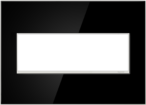 PLACA ESPEJO 3 GANG NEGRO MIRROR BLACK ADORNE AWM3GMB4