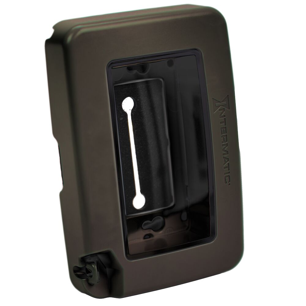 PLACA INTEMPERIE DECORA PERFIL BAJO 1 GANG CAFE WP6000BR INTERMATIC