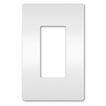 PLACA PLASTICA PRESION 1 GANG DECORA BLANCO RADIANT RWP26W