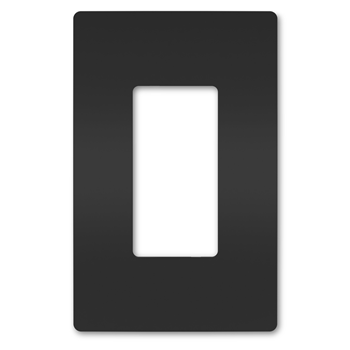 PLACA PLASTICA PRESION 1 GANG NEGRO RADIANT RWP26BK