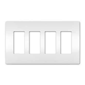 PLACA PLASTICA PRESION 4 GANG BLANCO RADIANT RWP264W