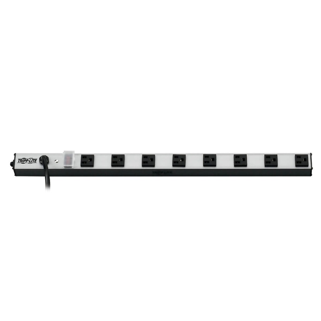 REGLETA HORIZONTAL/VERTICAL TIPO BARRA 8 TOMAS 15A 125V 61cm PS240810