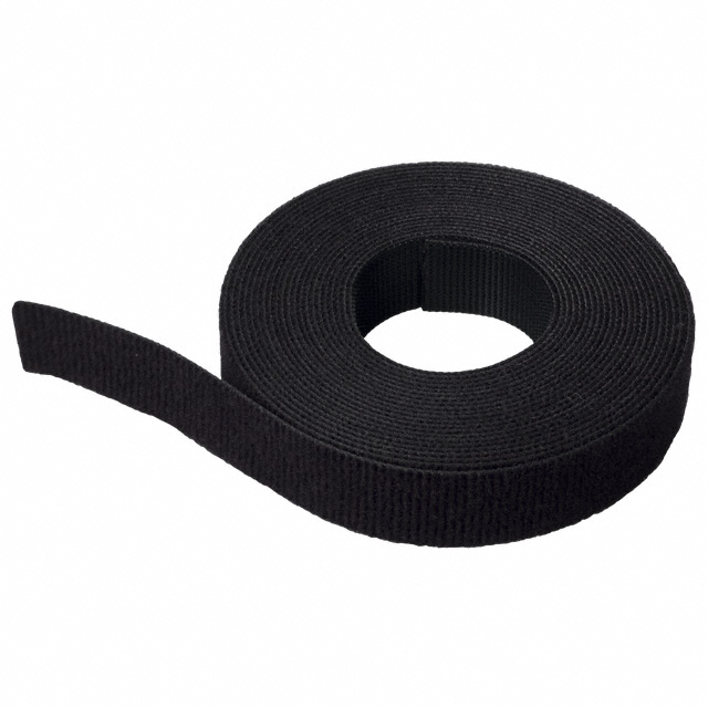 ROLLO CONTINUO DE VELCRO 15 PIES NEGRO HLS-15R0