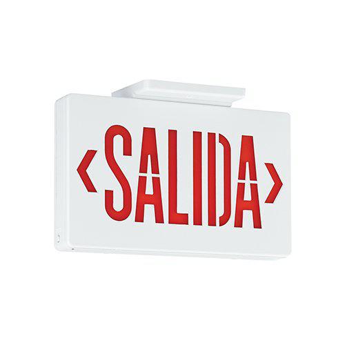ROTULO DE SALIDA ROJO O VERDE PARED/CIELO 120-277V UL APX7RGSAL