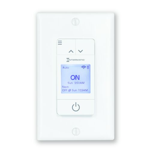 TEMPORIZADOR PARED WIFI 1P/3V 15A 125V BLANCO STW700W INTERMATIC