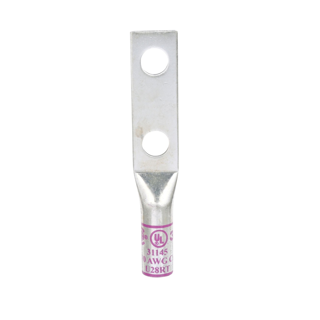 TERMINAL 3M 31130 DOBLE OJO 1/2" CAL 1/0 AWG BARRIL LARGO