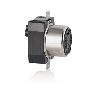 TOMA EMPOTRAR MEDIA VUELTA 50A 3P 4H 250DC/600AC NO NEMA 7379