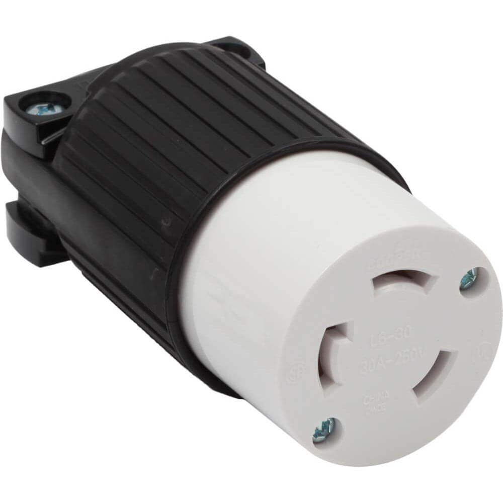 TOMA EXTENSION MEDIA VUELTA 2P 3H 30A 250V NEMA L6-30R L630C