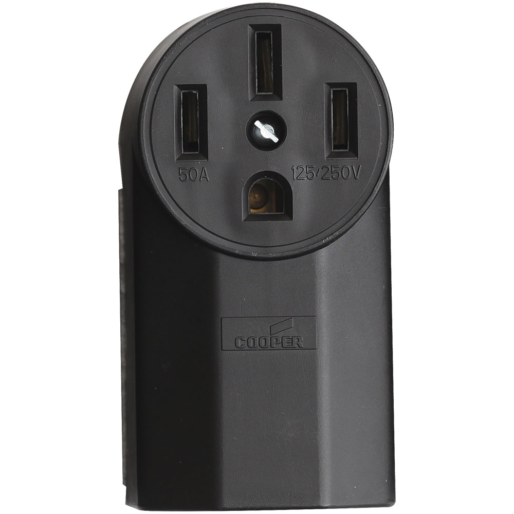 TOMA PARCHE ENTRADA RECTA 3P 4H 50A 125/250V NEMA 14-50R #1212.