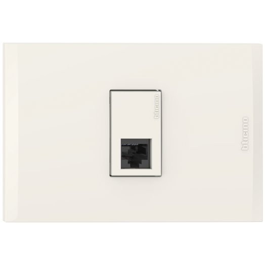 TOMA TELEFONO RJ11 4 HILOS CHAMPAGNE NOBILE AF2082EBCH
