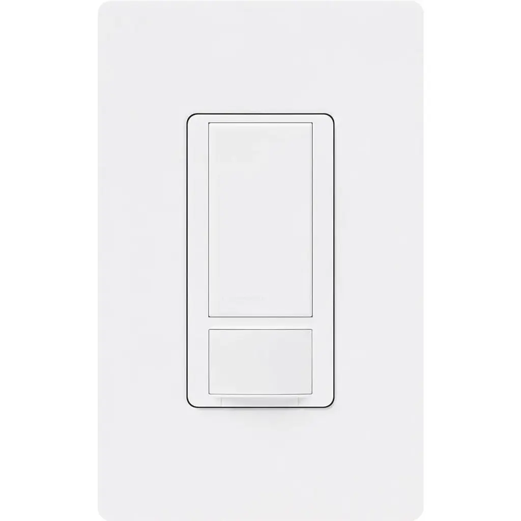 SENSOR MOVIM PARED PIR 900FT2 5A 125V BLANCO MATE LUTRON MS-OPS5M-WH