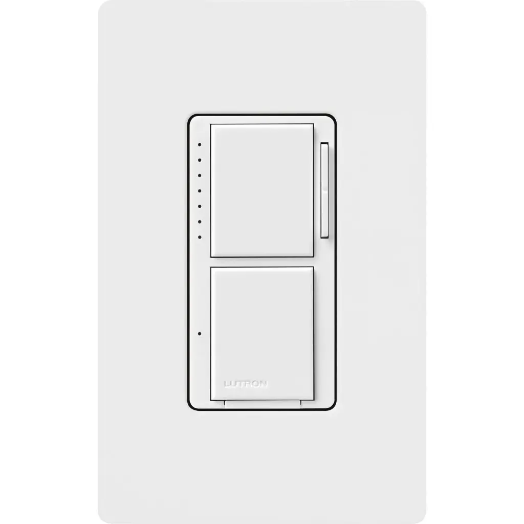 DIMMER / APAGADOR DOBLE MAESTRO 1P LED 75W 125V BLANCO MACL-L3S25-WH
