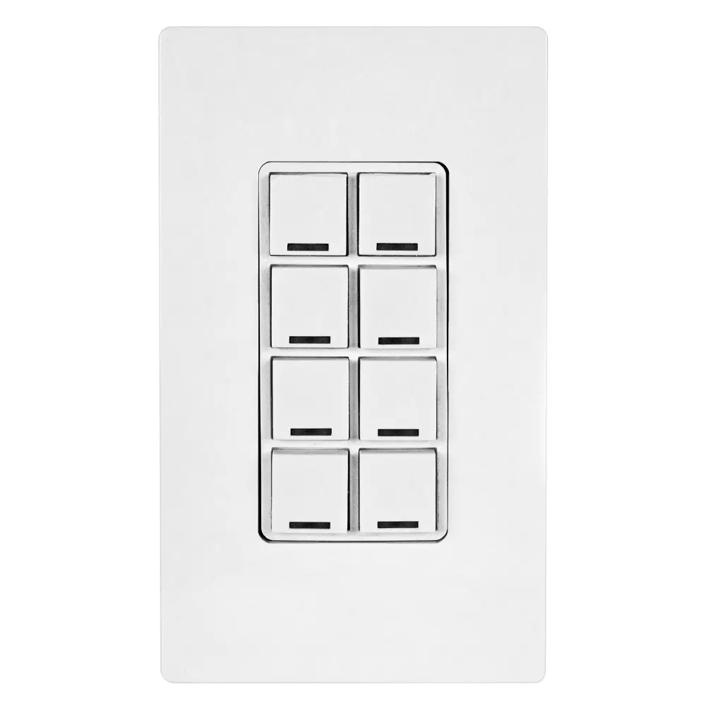 BOTONERA GREENMAX DRC 8 BOTONES BLANCO DRKDN-U8W