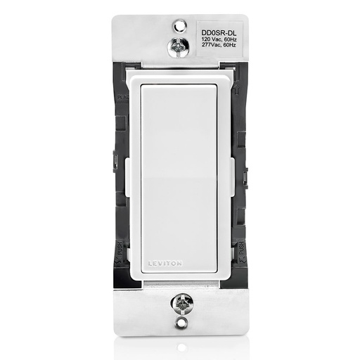 [LEVDD0SR-DLZ] APAGADOR SENCILLO DECORA SMART WIFI REMOTO 3V 15A 125V BLANC DD0SR-DLZ