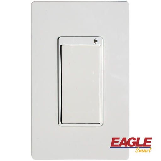 [E0415S] APAGADOR SENCILLO DECOR SMART WIFI 15A 120V BLANCO WF15S 3-W